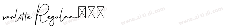 sarlotte Regular字体转换